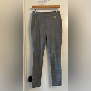 Tommy Hilfiger Plaid Slim Leg Dress Pants